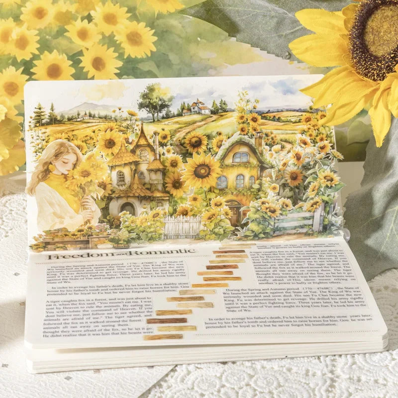 Sunflower Cottage PET Sticker Set