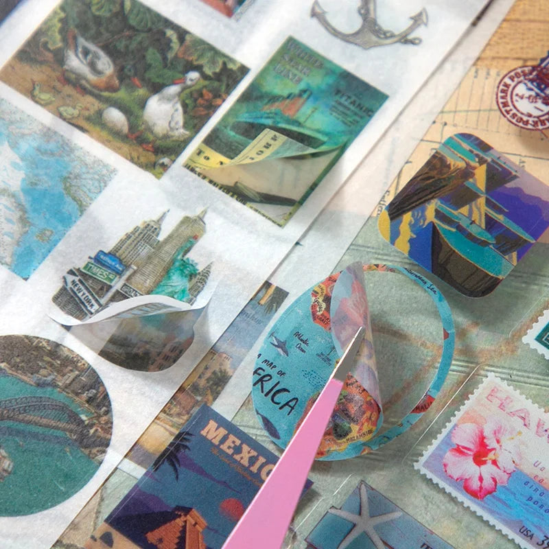 Scrapbooking-Box für globale Reisen