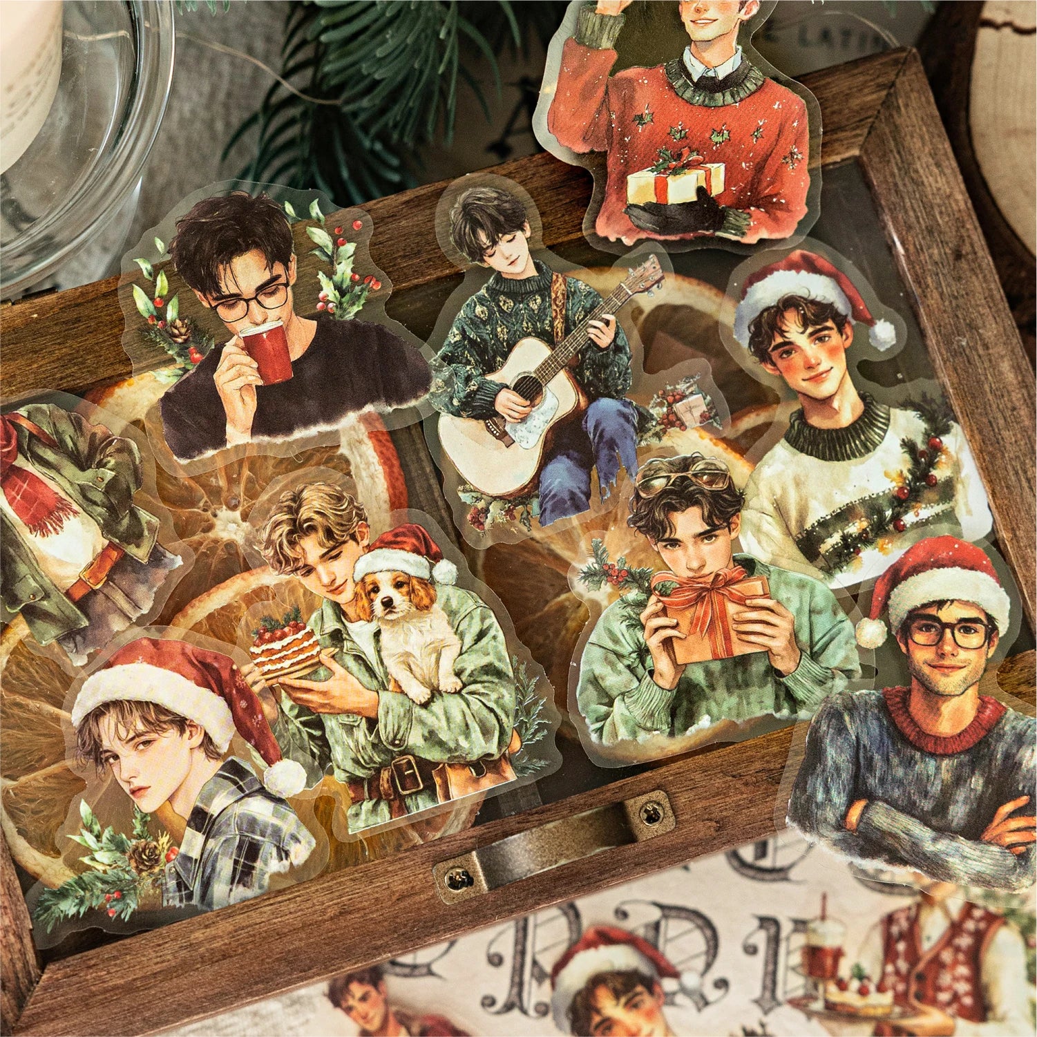 Cozy Holiday PET Sticker Pack