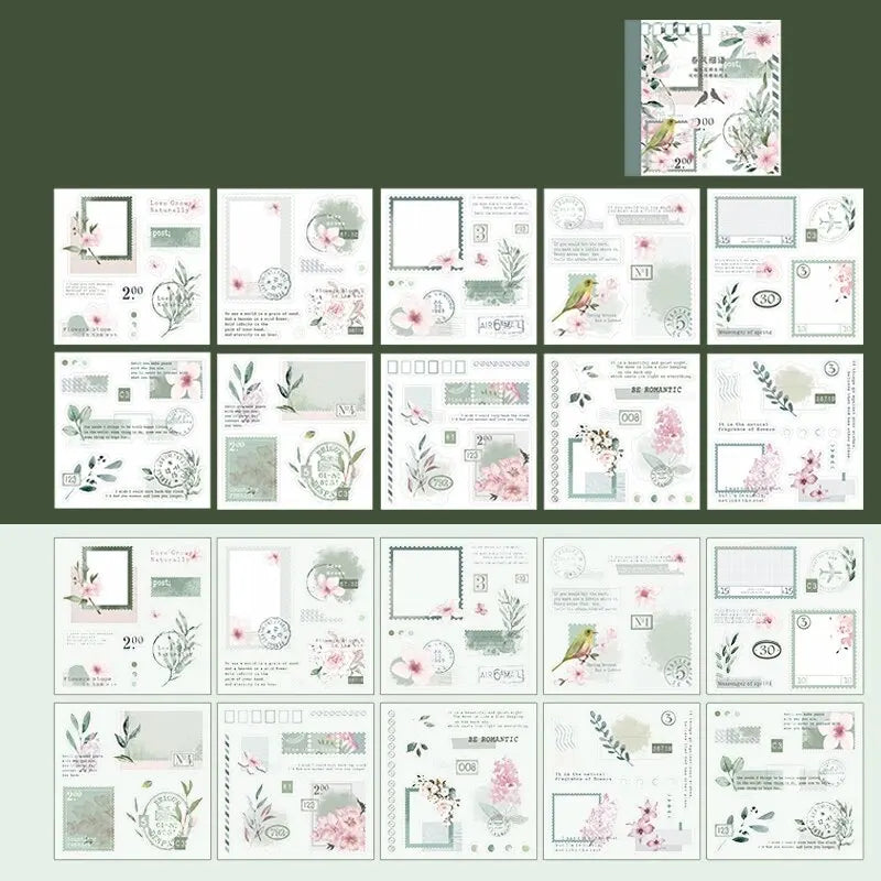 Seasonal Floral Sticker Book
