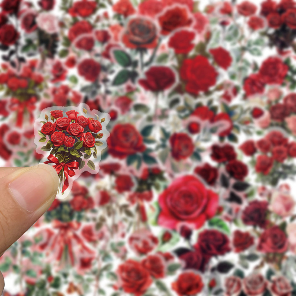 Vintage Rose Sticker Set