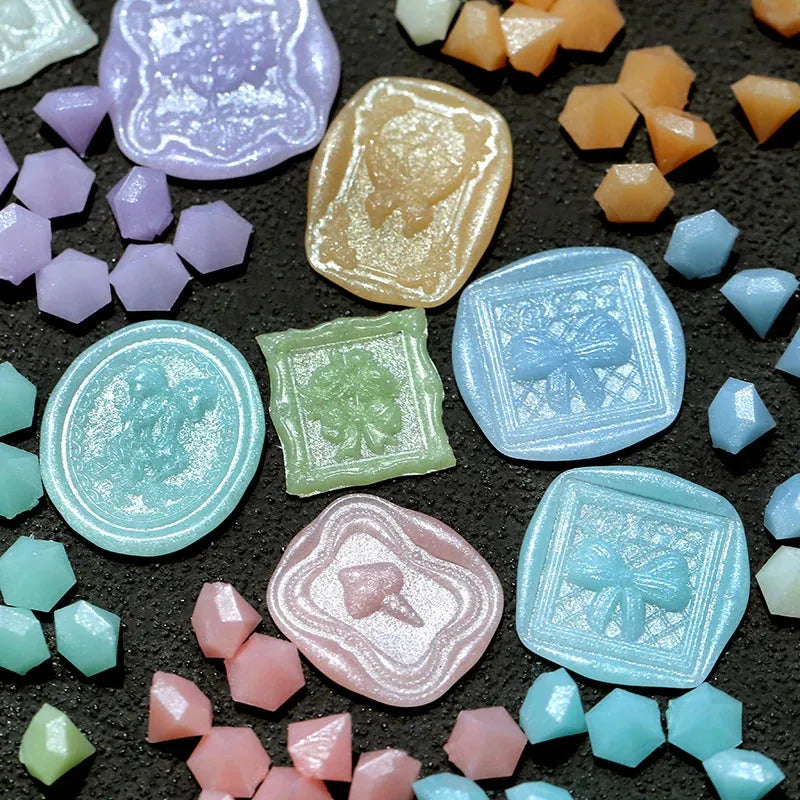 Diamond-Shaped Wax Seal Beads