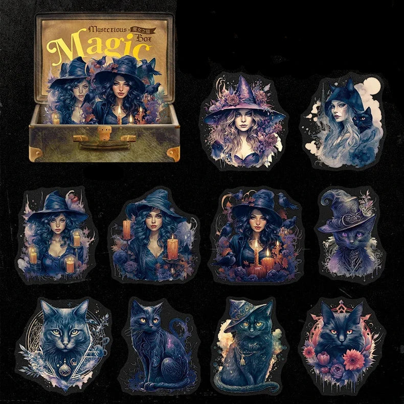 Mysterious Magic Box Ephemera Sticker Collection 🔮✨