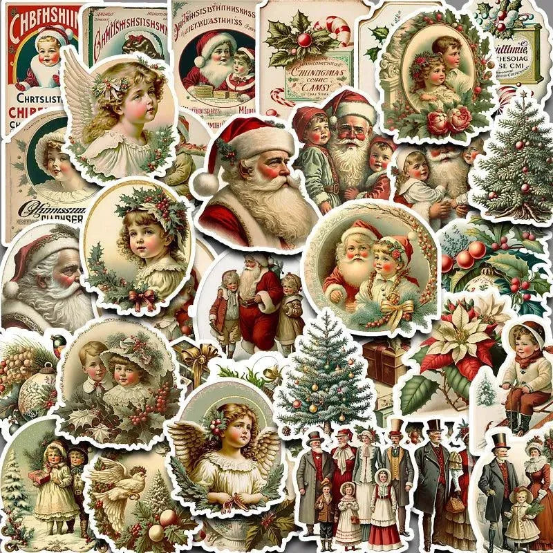 Victorian Christmas Charm Stickers Pack