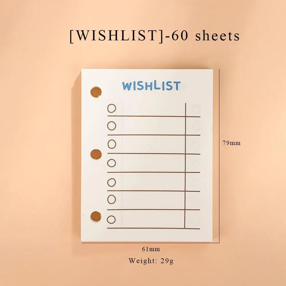 Mini Transparent Ring Binders with Storage Bag and Inserts for Journaling & Scrapbooking - PaperWrld