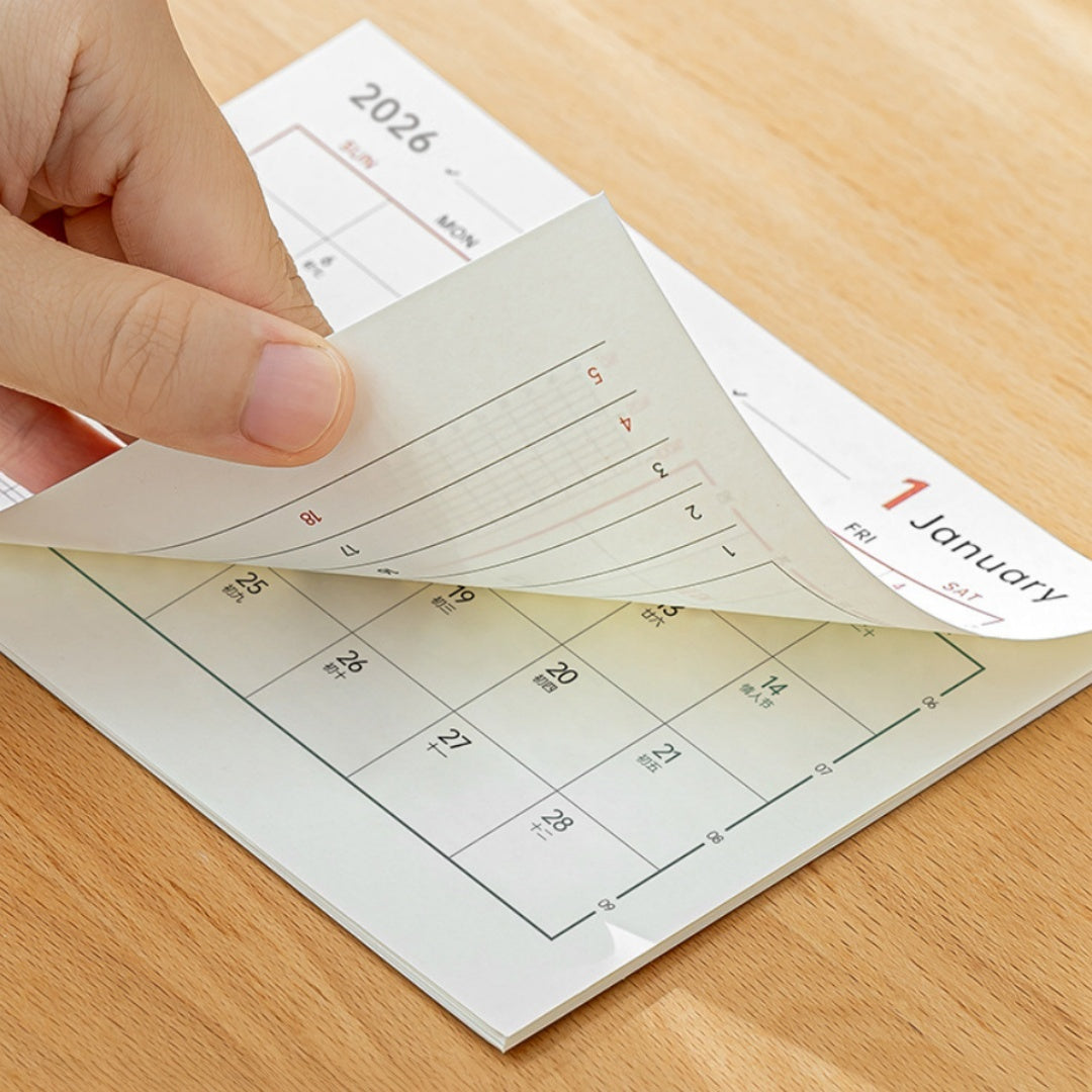 2026 Desk Planner Calendar Organizer