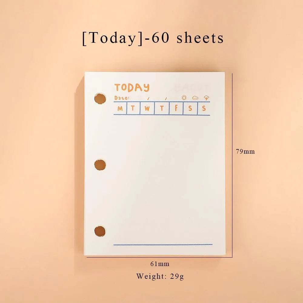 Mini Transparent Ring Binders with Storage Bag and Inserts for Journaling & Scrapbooking - PaperWrld