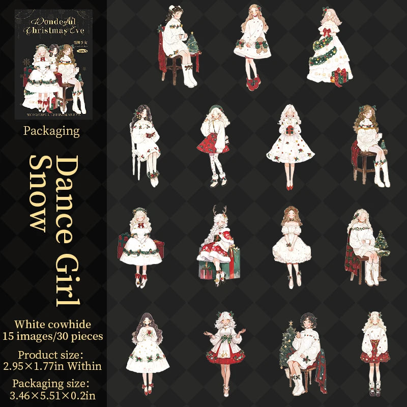 Wonderful Christmas Eve Sticker Set