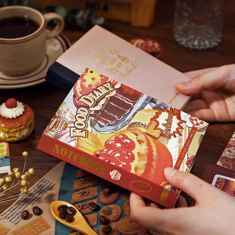 Sweet Bakery Food Diary Vintage Scrapbooking Box