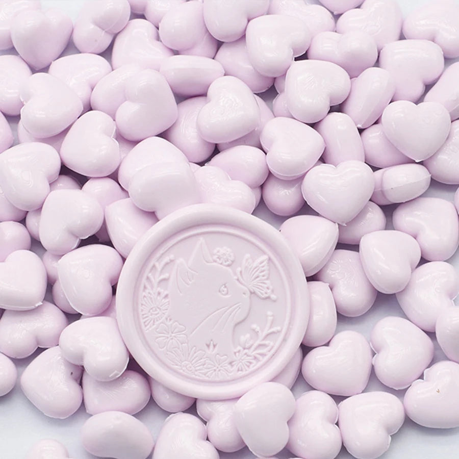 Heart-Shaped Sealing Wax Beads