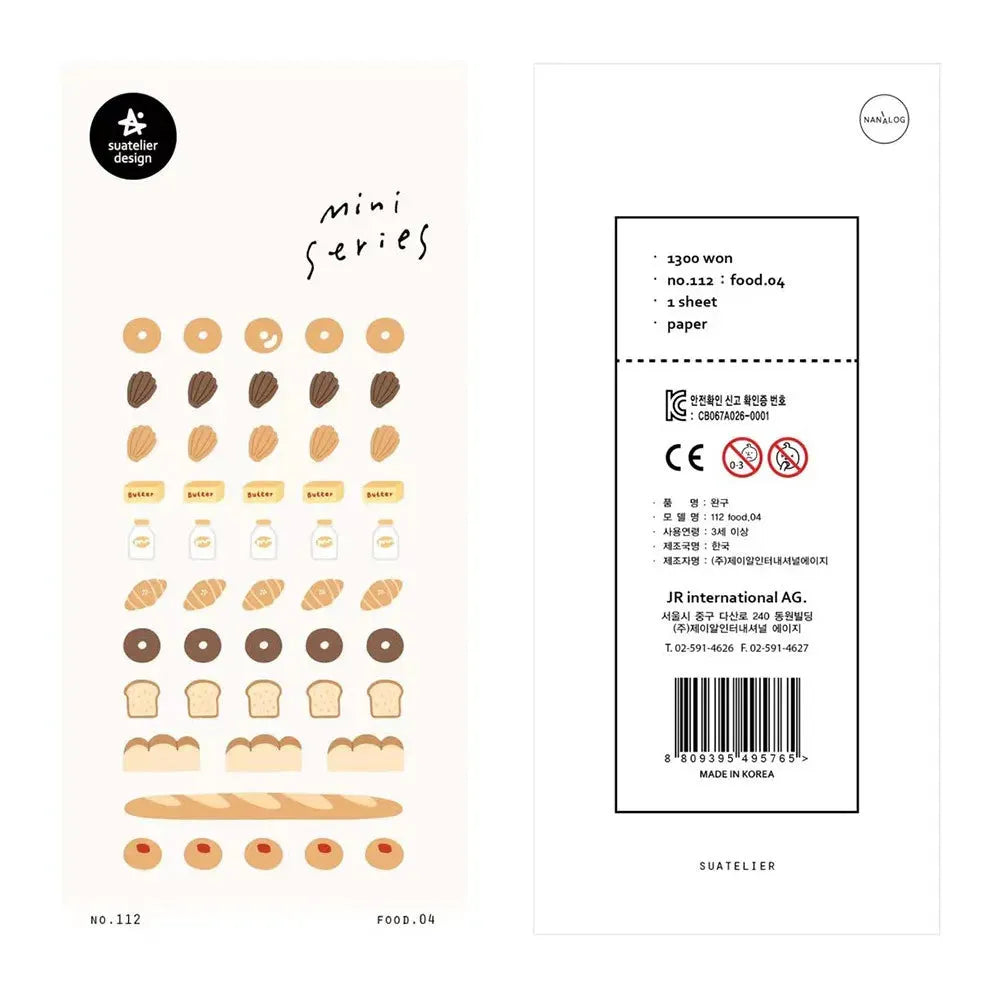 Korean Aesthetic Die-Cut Sticker Sheet