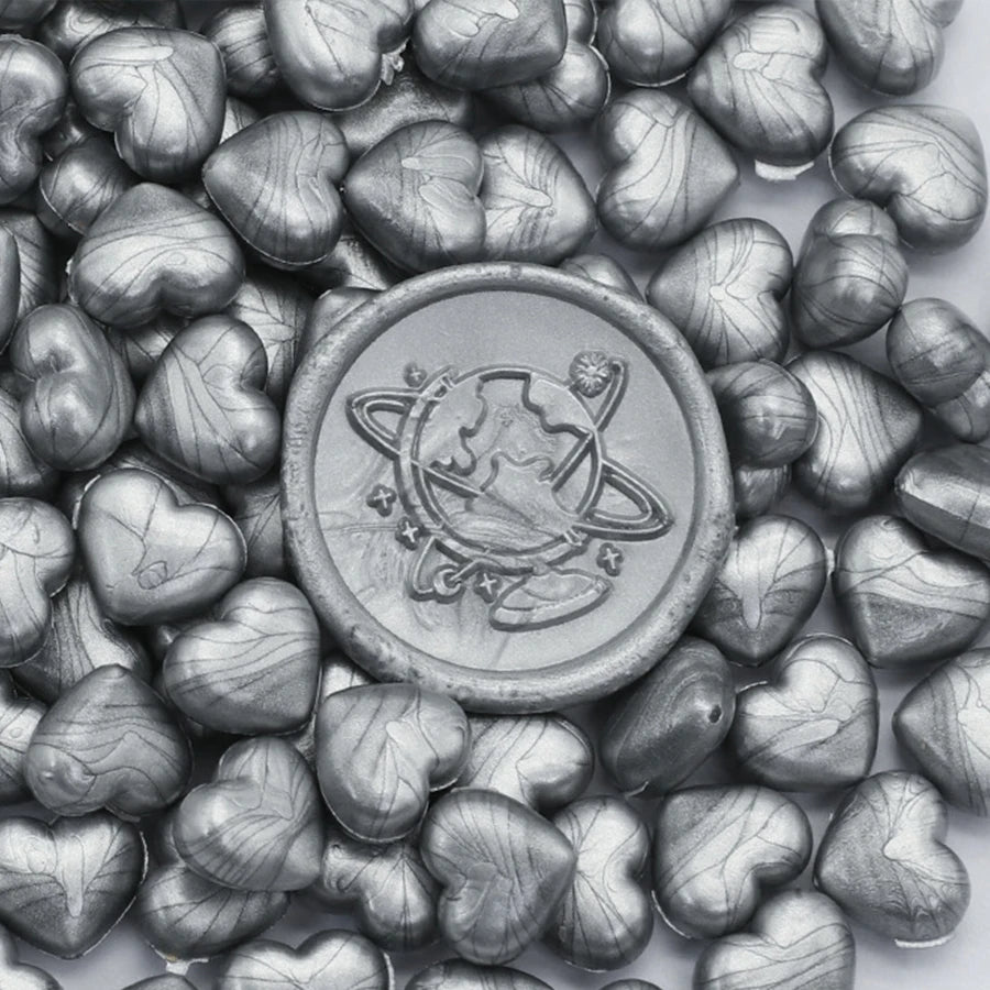 Heart-Shaped Sealing Wax Beads
