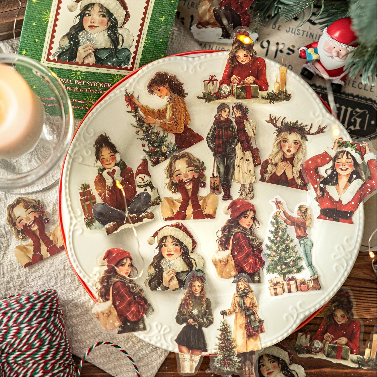 Cozy Holiday PET Sticker Pack