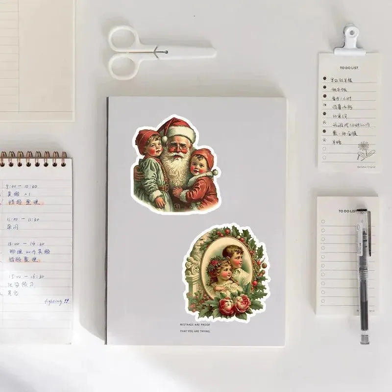 Victorian Christmas Charm Stickers Pack