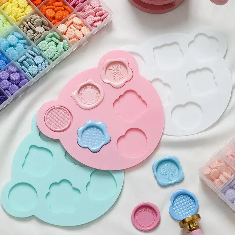 Wax Seal Stamp Mold Pad Silicone Sealing Wax Fix Shapes Mats Sealing Fixer Scrapbook Envelope Invitation DIY Making Tool for Journaling & Scrapbooking - PaperWrld