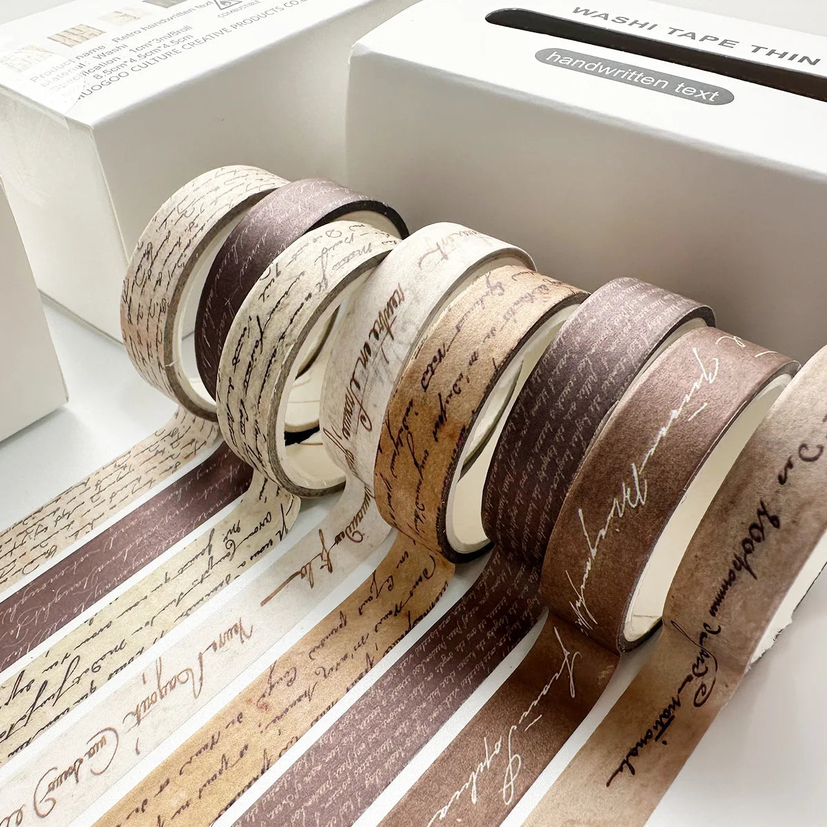 Retro Washi Tape Thin Set