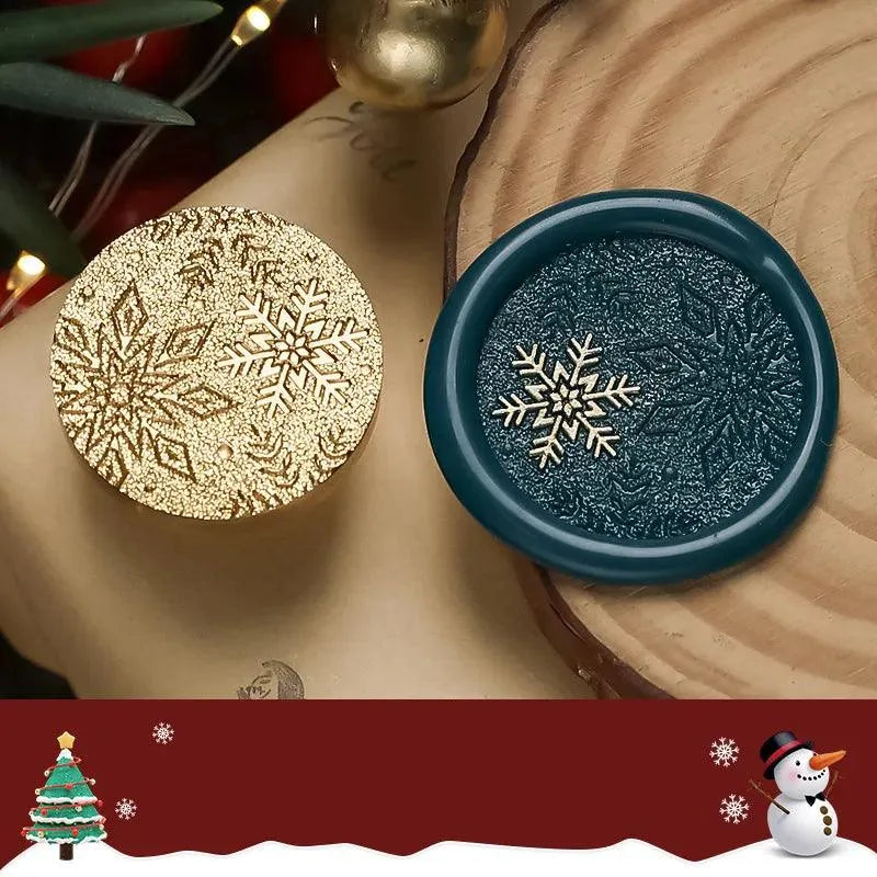 Merry Christmas Wax Seal Heads for Journaling & Scrapbooking - PaperWrld