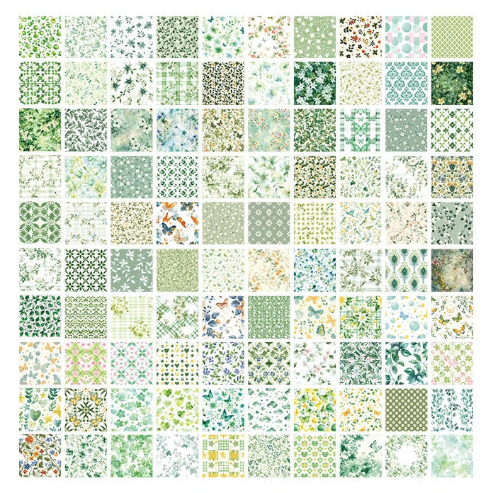 Vintage Pattern Scrapbooking Paper Book