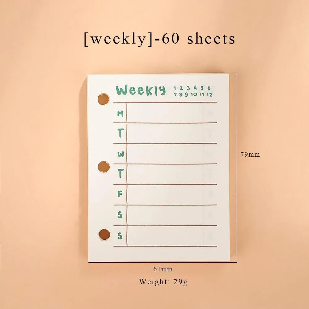 Mini Transparent Ring Binders with Storage Bag and Inserts for Journaling & Scrapbooking - PaperWrld