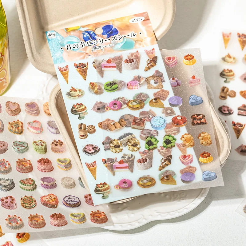 Retro Sweet PET Sticker Set