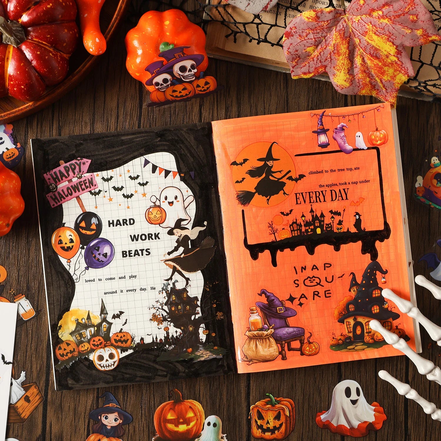 Halloween Castle PET Sticker Book