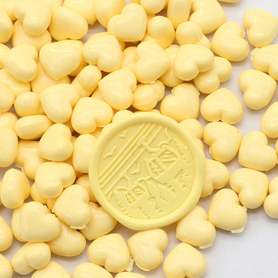 Heart-Shaped Sealing Wax Beads