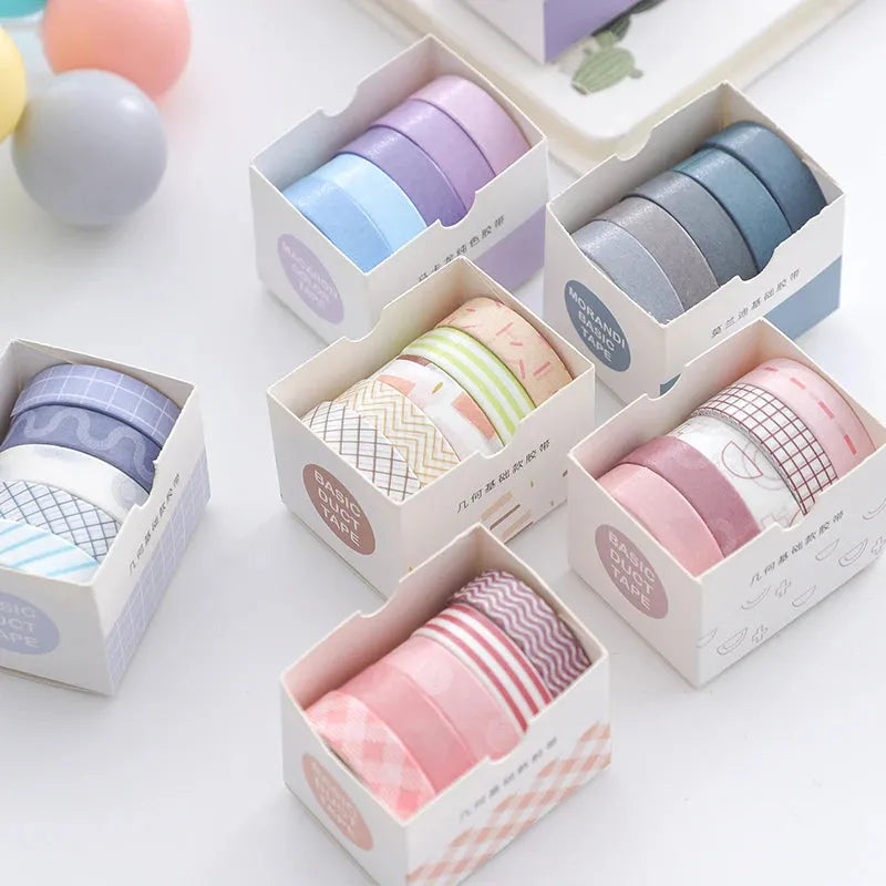 Pastel & Minimalist Washi Tape Set