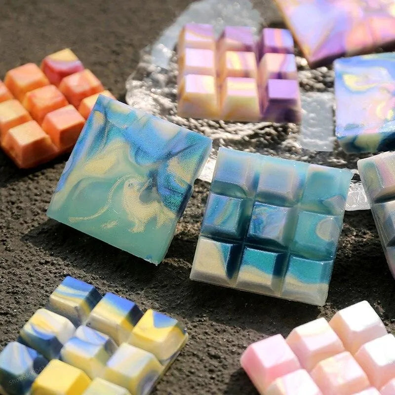 Glitter Wax Seal Beads - 36-Piece Chocolate Bar Style Pack for Journaling & Scrapbooking - PaperWrld