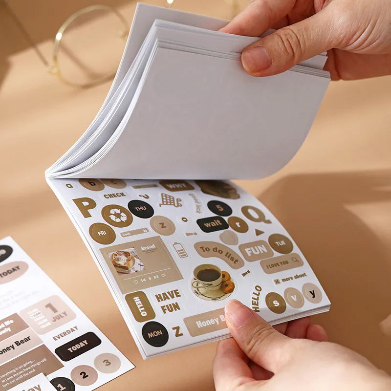 Collage Freedom Deco Sticker Book