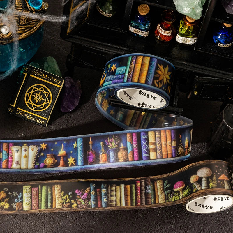 The Magician’s Bookcase PET Washi Tape