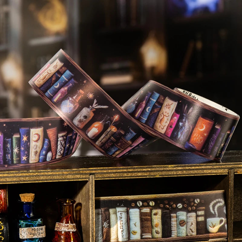 The Magician’s Bookcase PET Washi Tape