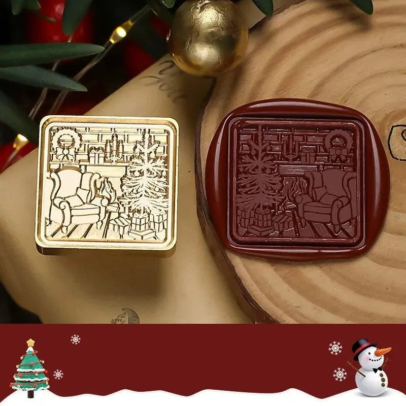 Merry Christmas Wax Seal Heads for Journaling & Scrapbooking - PaperWrld
