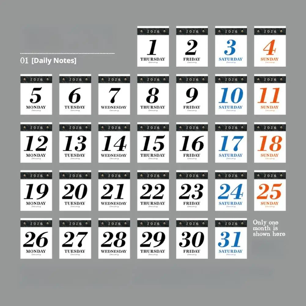 365 Days of Life Washi Tape Calendar Stickers