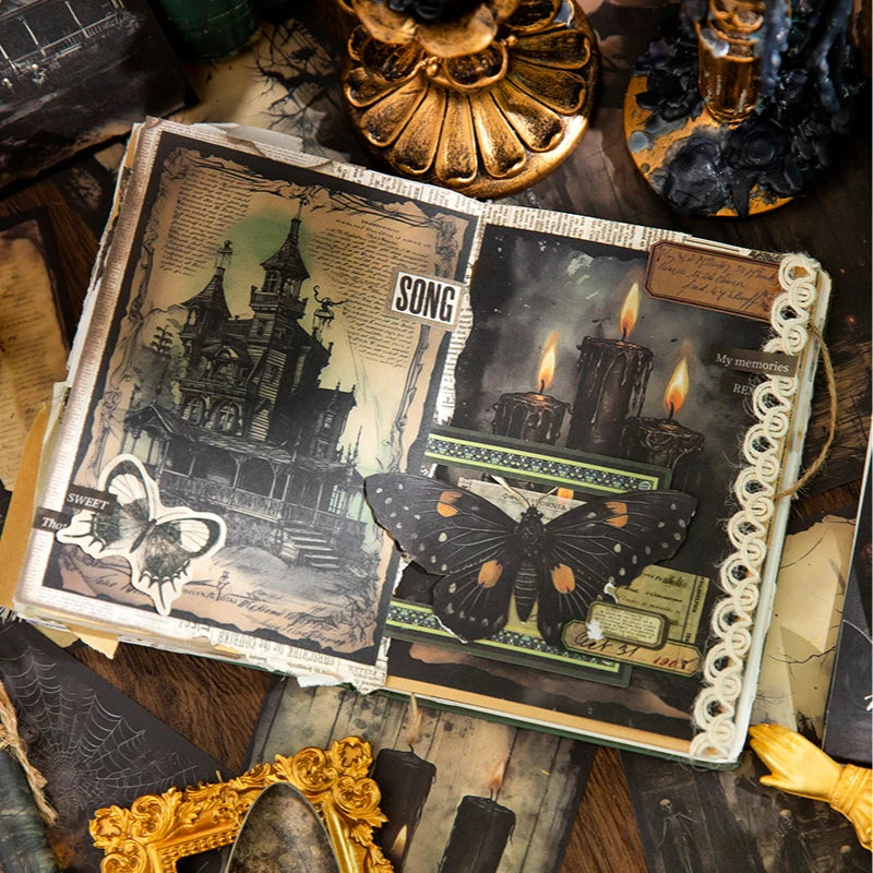Mysterious Attraction – Gothic Ephemera Paper Set