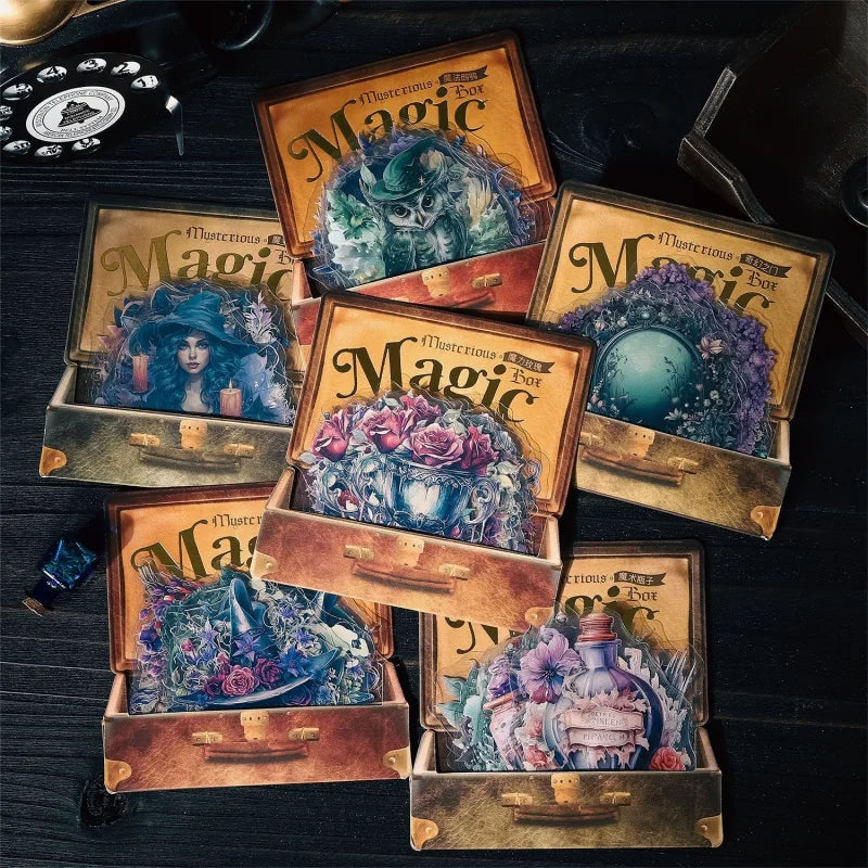 Mysterious Magic Box Ephemera Sticker Collection 🔮✨