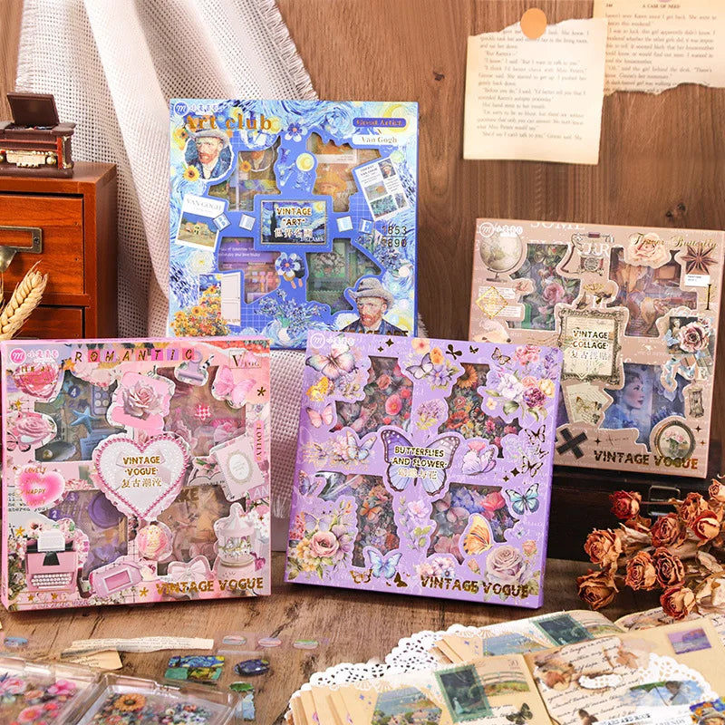 Vintage Vogue PET Sticker Collection