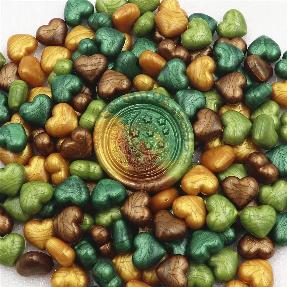 Heart-Shaped Sealing Wax Beads