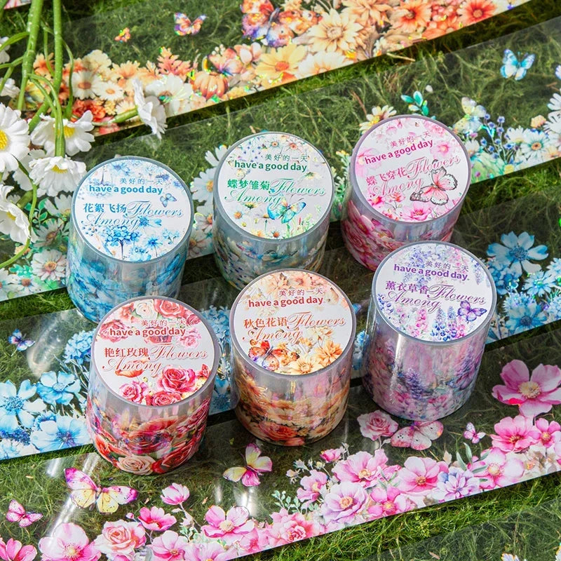 Wildflower Butterfly Garden Washi Tape