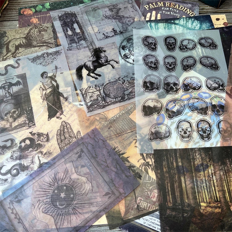 Dark Galaxy Celestial Magic Ephemera Pack 🌌🔮