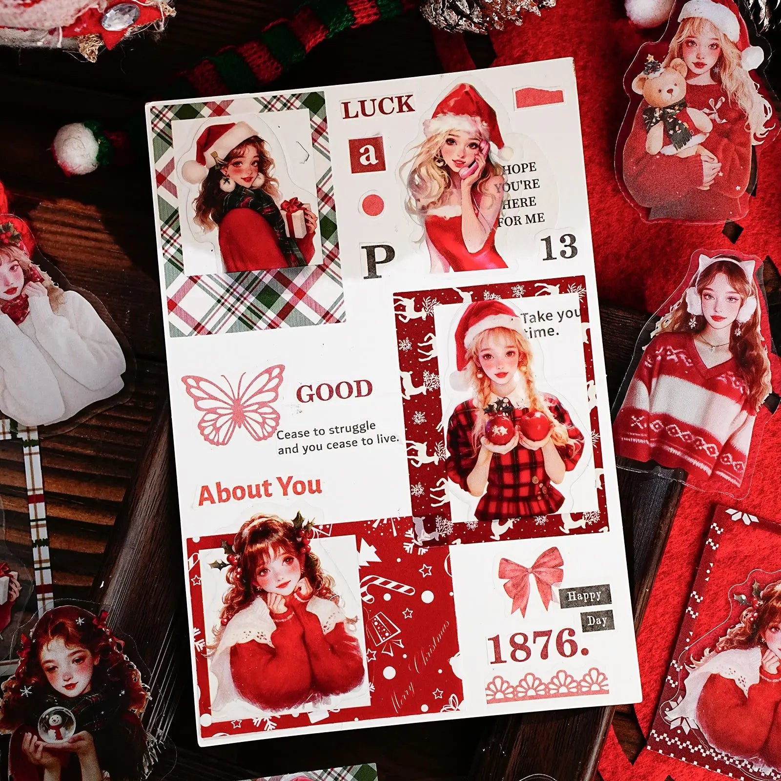 Holiday PET Sticker Pack