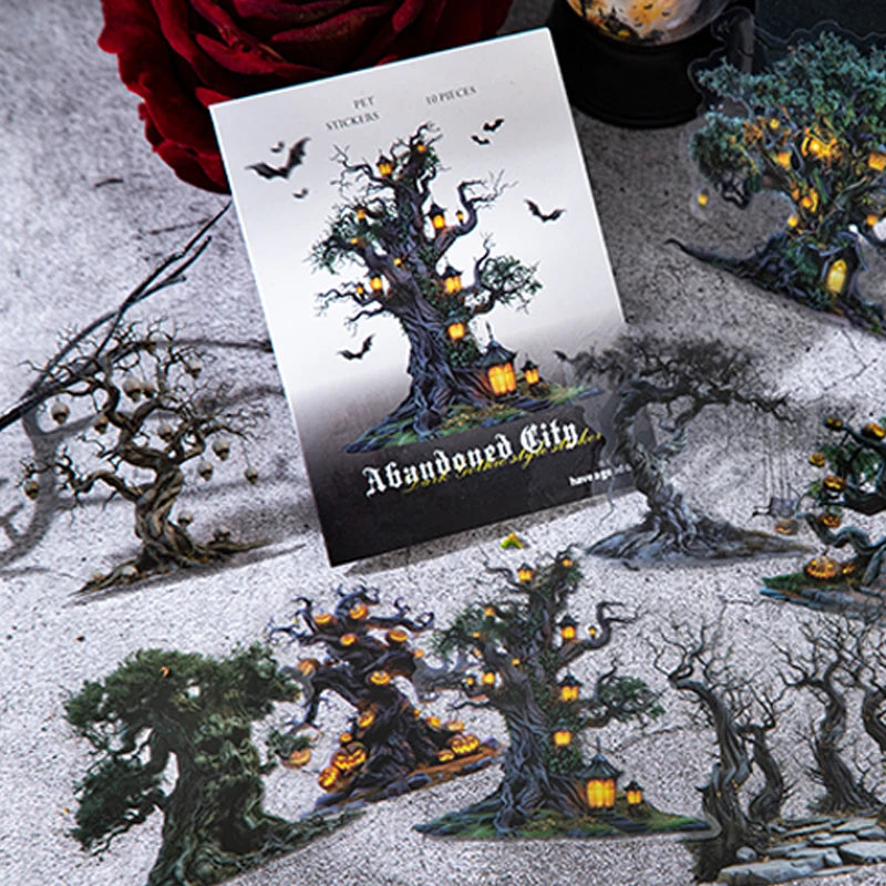 Abandoned City Gothic Sticker Set