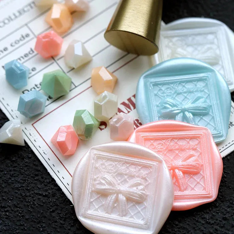 Diamond-Shaped Wax Seal Beads