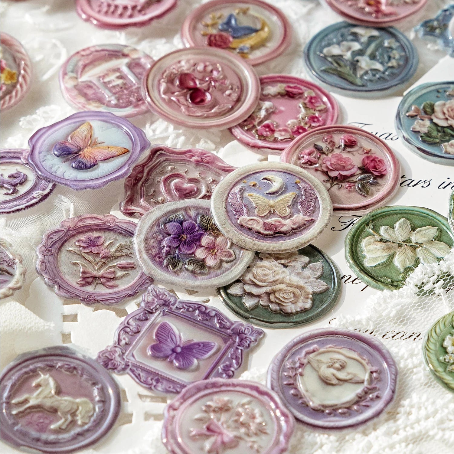 Whisper of Time Vintage Wax Seal Sticker Pack