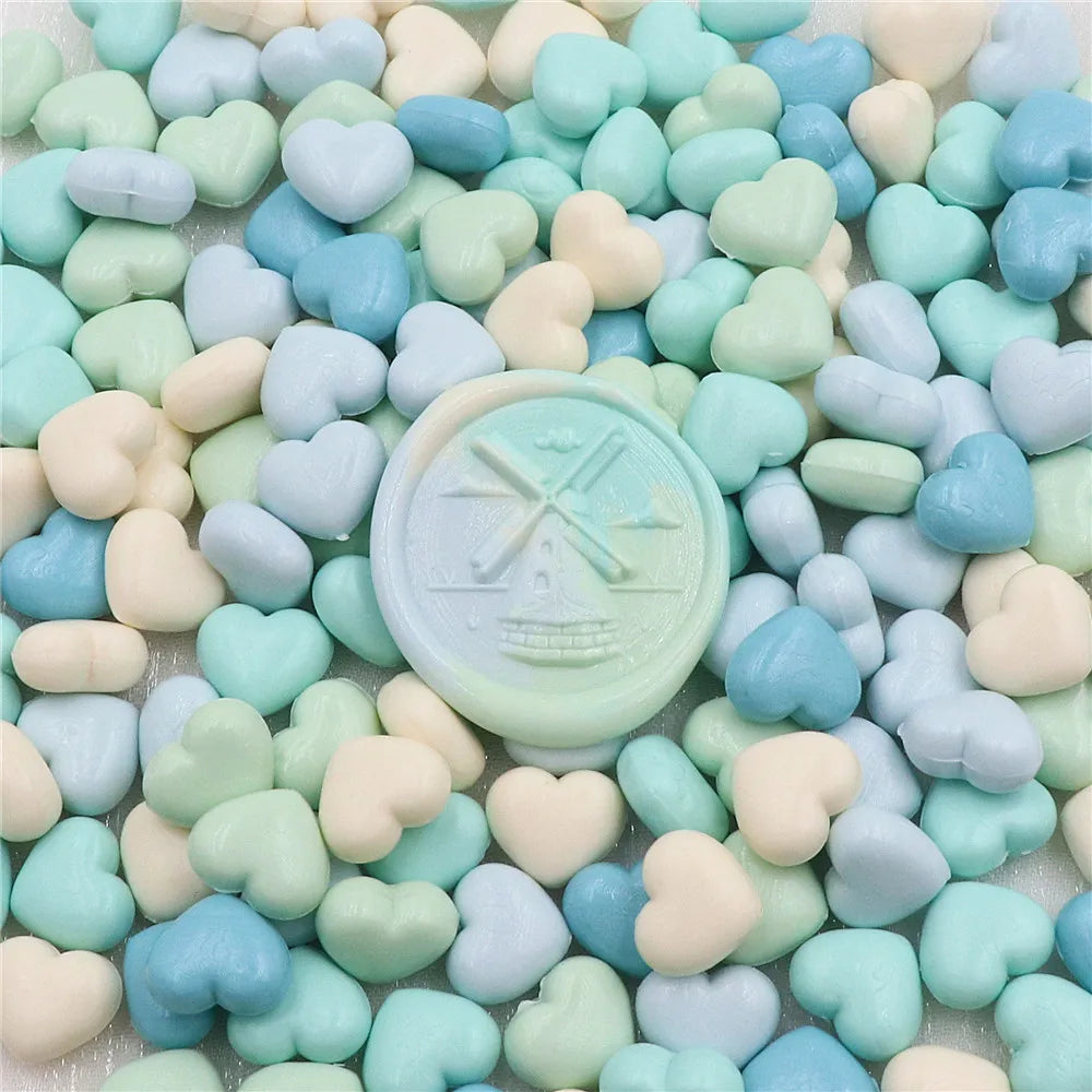 Heart-Shaped Sealing Wax Beads