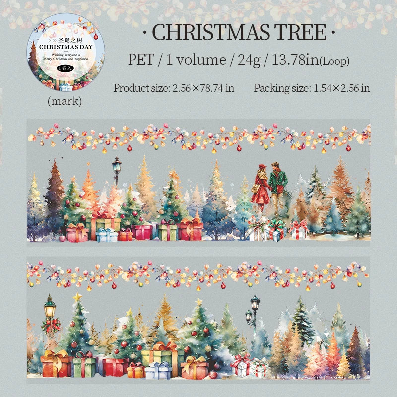 Christmas Day PET Washi Tape Collection