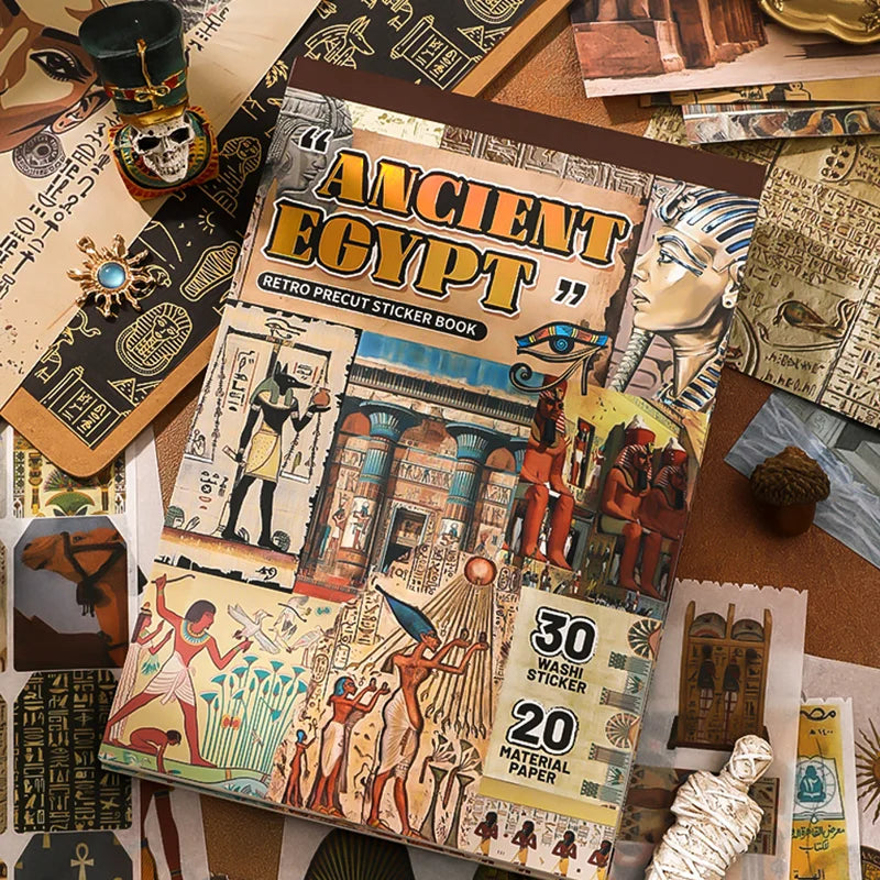 Ancient Egypt Sticker & Paper Book