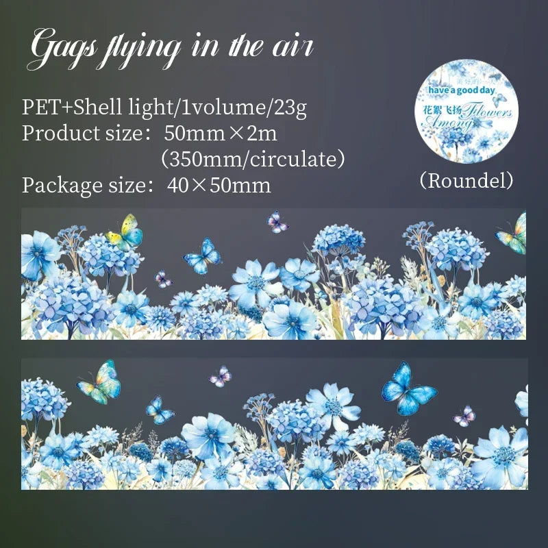 Wildflower Butterfly Garden Washi Tape