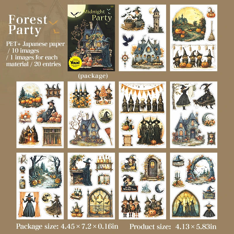 Midnight Party Sticker Book