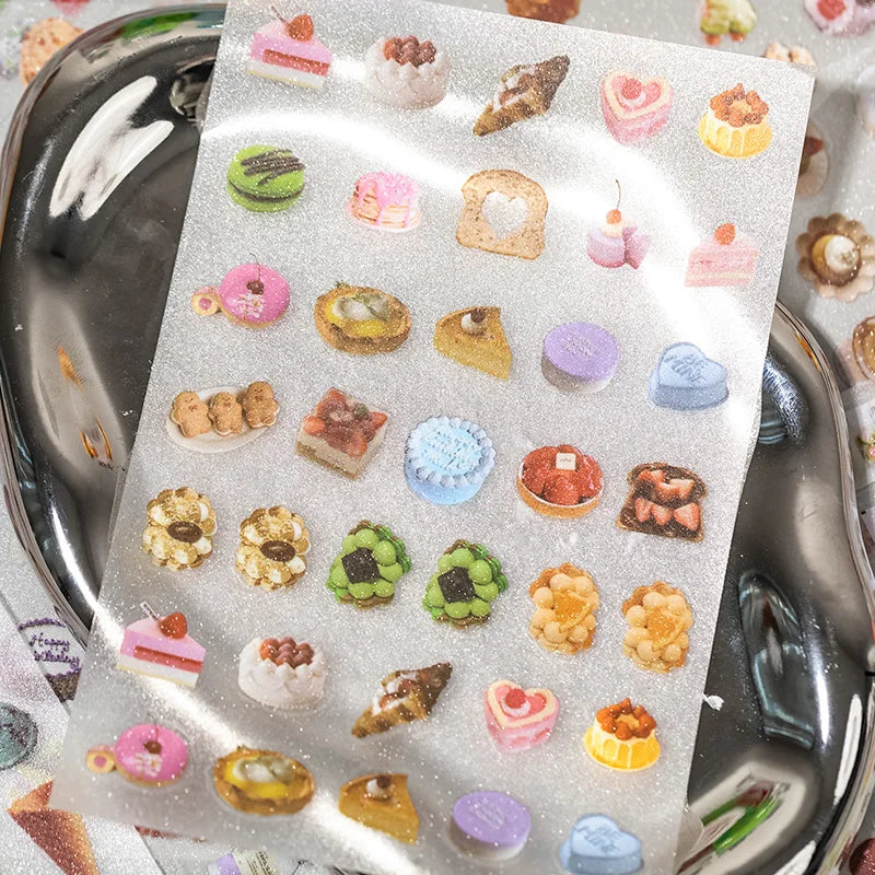 Retro Sweet PET Sticker Set