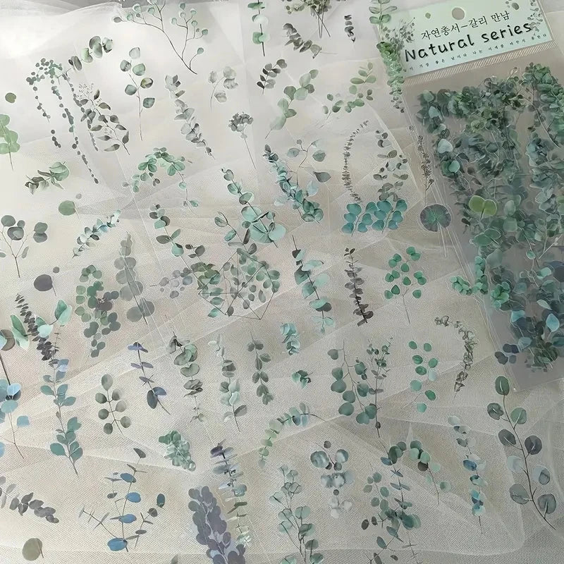 Natural Series Botanical PET Sticker Pack